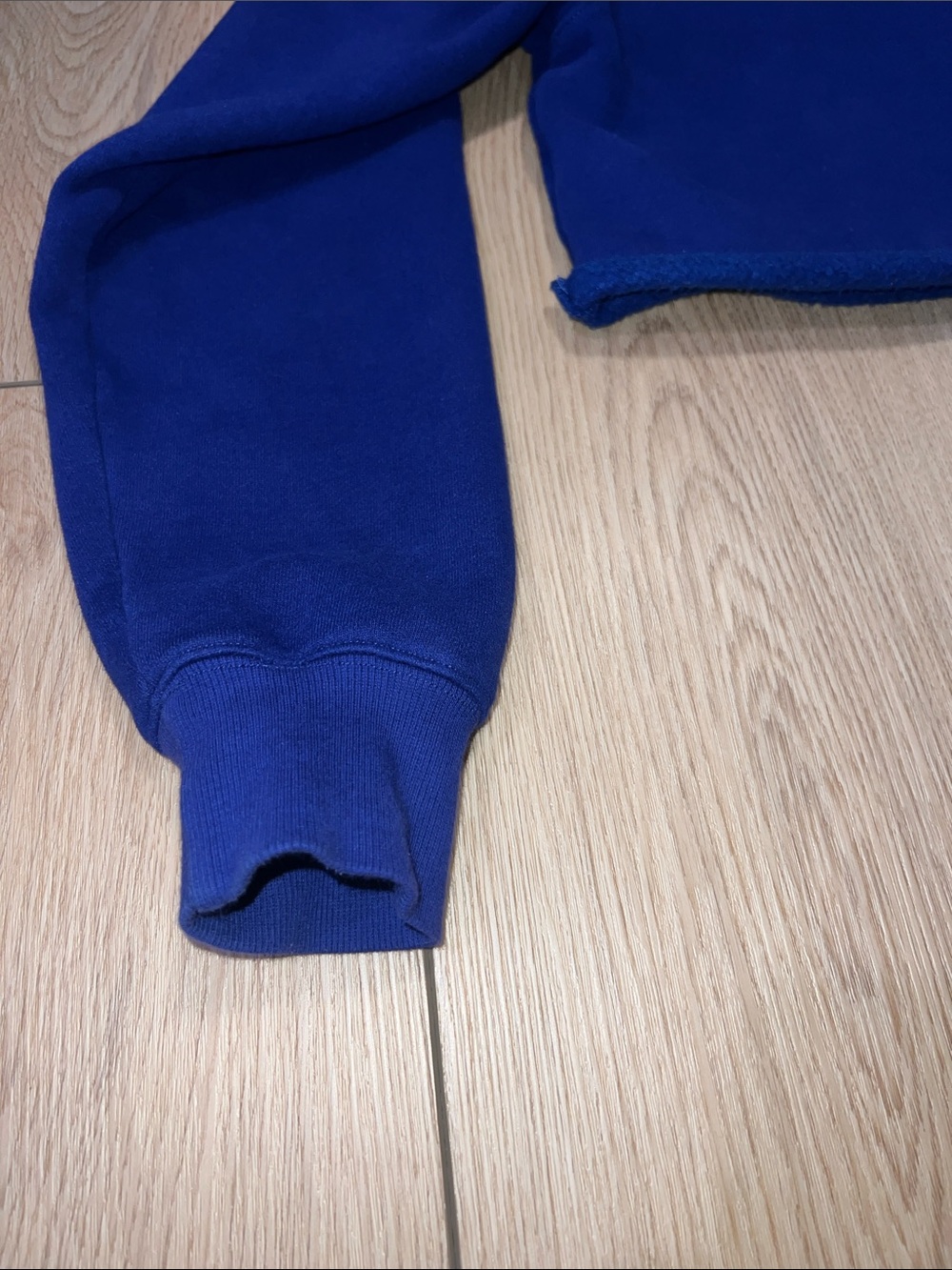 Vintage TNA Royal Blue Cropped Hoodie - Picture 9 of 15